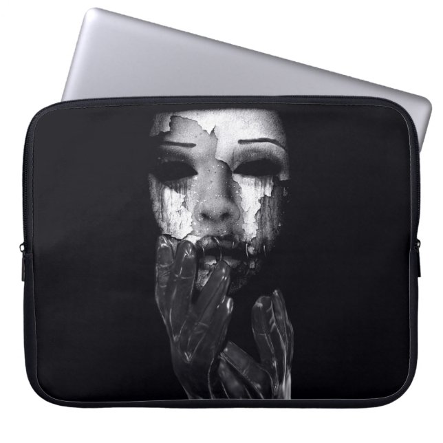 Mijn masker laptop sleeve (Voorkant)