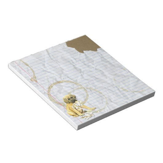 Mijn Mastiff Ate mijn Lesson Plan Notitieblok (Schuin)