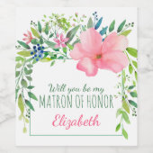 Mijn matron van het etiket van eiwit van wilde bot (Enkel label)