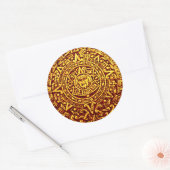 Mijn Maya kalender (ronde Stickers) Ronde Sticker (Envelop)