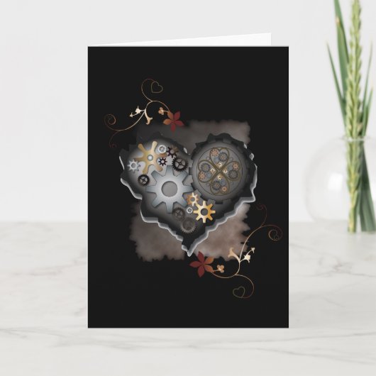 Mijn mechanische hart kaart (Voorkant)