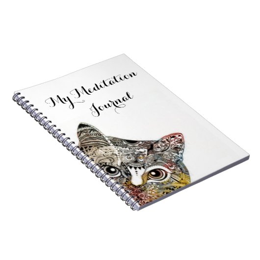Mijn Meditation Journal - Kat Design Notebook Notitieboek (Rechterzijde)