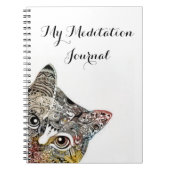Mijn Meditation Journal - Kat Design Notebook Notitieboek (Voorkant)