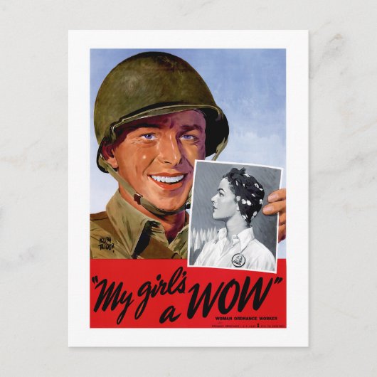 Mijn meisjes een wauw briefkaart (Voorkant)