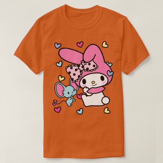Mijn Melodie en Vriend Sweet Hearts T-shirt (Design voorkant)