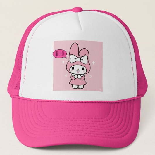 Mijn Melodie Mutsje Trucker Pet (Voorkant)