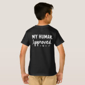 Mijn Mens Goedgekeurd T-shirt (Achterkant volledig)