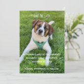 Mijn mens wordt gehuwd met foto's waarop de datum kaart (Staand voorkant)