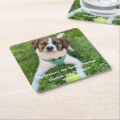 Mijn mens wordt getrouwd met Verloving Foto Kartonnen Onderzetters (Schuin)