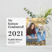 Mijn menselijke gediplomeerde Funny Dog-klasse van Aankondiging (Staand voorkant)