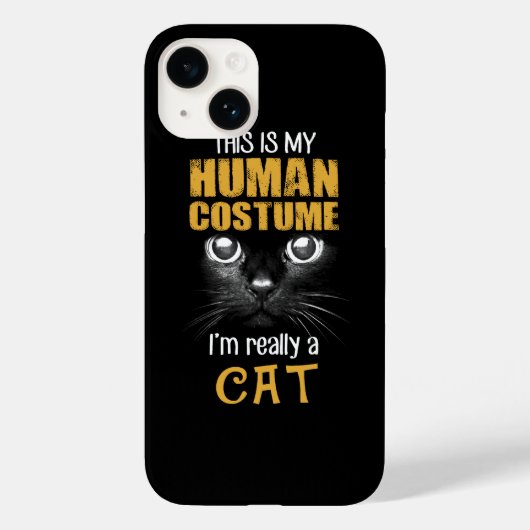 Mijn menselijke kostuum Cat Halloween Costume Case-Mate iPhone Case (Achterkant)