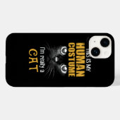 Mijn menselijke kostuum Cat Halloween Costume Case-Mate iPhone Case (Achterkant (horizontaal))