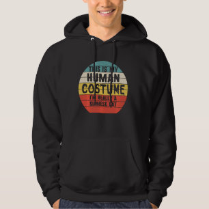 Mijn menselijke kostuum Ik ben echt een Siamese ka Hoodie