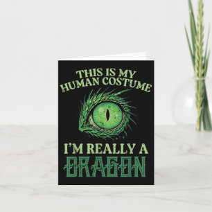 Mijn menselijke kostuum in echt Dragon Halloween M Kaart