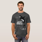 Mijn menselijke kostuum is echt een orca walvis t-shirt (Voorkant volledig)