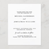 Mijn mensen die getrouwd zijn sparen de datumkaart (Achterkant)