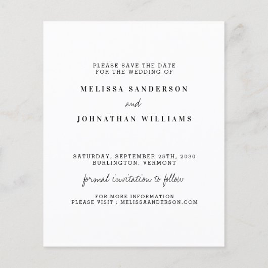 Mijn mensen die getrouwd zijn sparen de datumkaart (Achterkant)