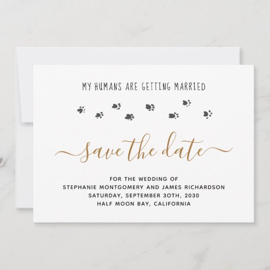 Mijn mensen die trouwen met foto's weduwschap save the date (Voorkant)