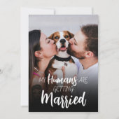 Mijn mensen die trouwen sparen de datum kaart (Voorkant)