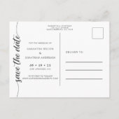 Mijn mensen gaan trouwen aankondigingskaart (Achterkant)