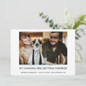 Mijn Mensen Gaan Trouwen Foto Aankondiging  (Staand voorkant)