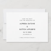 Mijn mensen gaan trouwen Foto Pet Aankondiging (Achterkant)