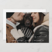 Mijn mensen gaan trouwen Foto Pet Aankondiging (Voorkant / Achterkant)