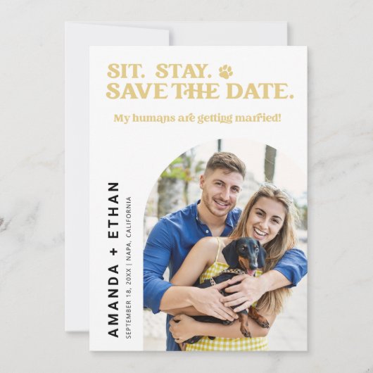 Mijn Mensen Gaan Trouwen Foto Save The Date (Voorkant)