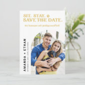 Mijn Mensen Gaan Trouwen Foto Save The Date (Staand voorkant)