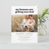 Mijn mensen gaan trouwen Grappige bruiloft Kaart (Staand voorkant)