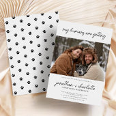 Mijn Mensen Gaan Trouwen Grappige Hondenbruiloft Save The Date