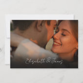 Mijn mensen gaan trouwen Hond 2 foto's bruiloft Save The Date (Achterkant)