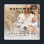 Mijn mensen gaan trouwen Hond redden van de datum Magneet<br><div class="desc">Mijn mensen gaan trouwen Hond redden van de datummagneet</div>