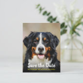 Mijn Mensen Gaan Trouwen | Hond Save the Date Briefkaart (Staand voorkant)