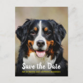 Mijn Mensen Gaan Trouwen | Hond Save the Date Briefkaart (Voorkant)