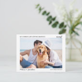 Mijn Mensen Gaan Trouwen Huisdier Trouwt Uitgebrei Aankondigingskaart (Staand voorkant)