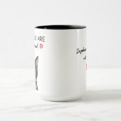 Mijn mensen gaan trouwen met Funny Cat Verloving Mok (Midden)