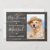 Mijn Mensen Gaan Trouwen QR Code Huisdierhuwelijk Kaart (Voorkant)