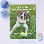 Mijn Mensen Gaan Trouwen Verlovingsfoto Flyer (Enkel)