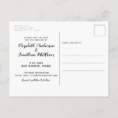 Mijn mensen krijgen een gehuwd paard, sparen de da aankondigingskaart (Achterkant)