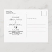 Mijn mensen krijgen een gehuwde hond-weduwschap om aankondigingskaart (Achterkant)