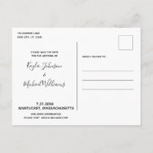 Mijn mensen krijgen een huwelijk met een hond. aankondigingskaart (Achterkant)