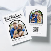 Mijn mensen krijgen een huwelijk met een hond. save the date