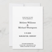 Mijn mensen krijgen een huwelijk met een hond. save the date (Achterkant)