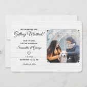 Mijn mensen worden gehuwd - Dog bewaart de datum Kaart (Voorkant)