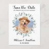 Mijn mensen worden gehuwd met de Eucalyptus Pet Do Aankondigingskaart (Voorkant)