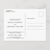 Mijn mensen worden gehuwd met een hond die de datu aankondigingskaart (Achterkant)