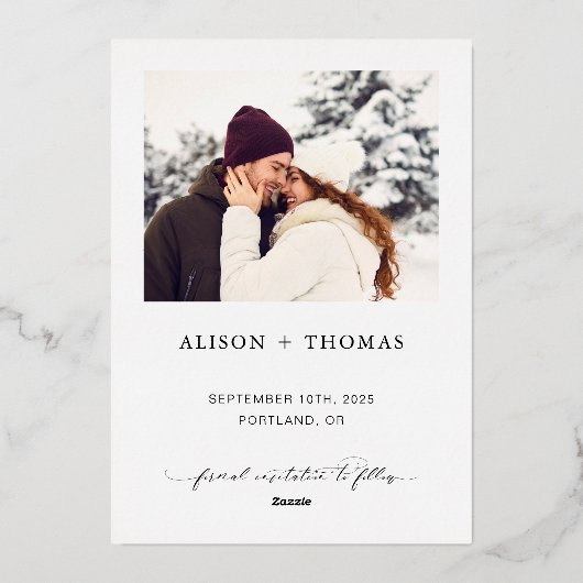 Mijn mensen worden gehuwd met een hond. folie uitnodiging (Achterkant)