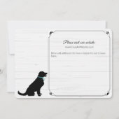 Mijn mensen worden gehuwd met honden.. kaart (Achterkant)