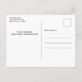 Mijn mensen worden gehuwd - moderne hondenweduwen aankondigingskaart (Achterkant)